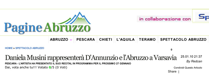 Pagine Abruzzo - 25-01-2010