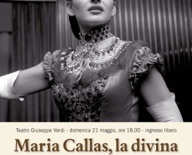 Locandina spettacolo Maria Callas La Divina al Teatro Verdi di Busseto (Parma)