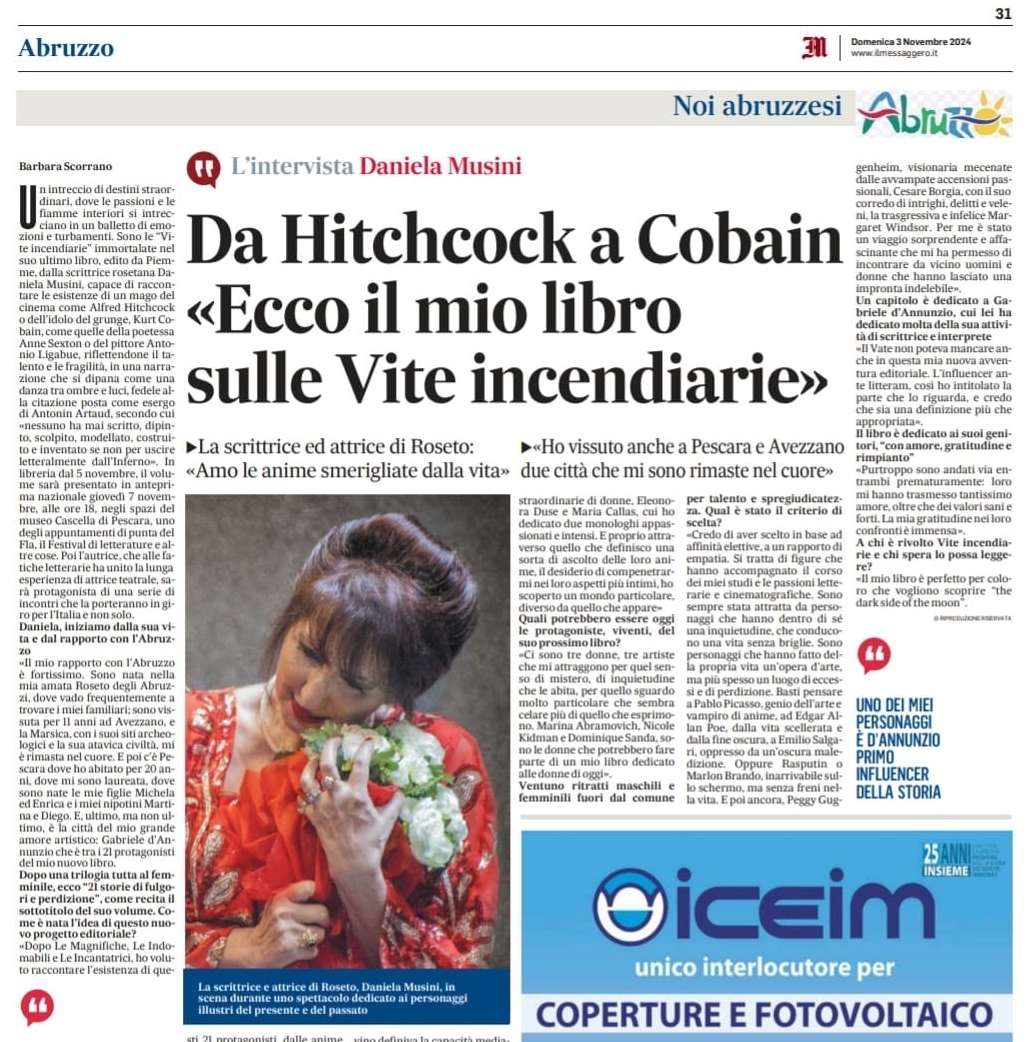 Quotidiano Il Messaggero _ 03 novembre 2024